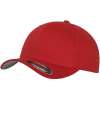 YP004 6277 Flexfit Fitted Baseball Cap Red colour image